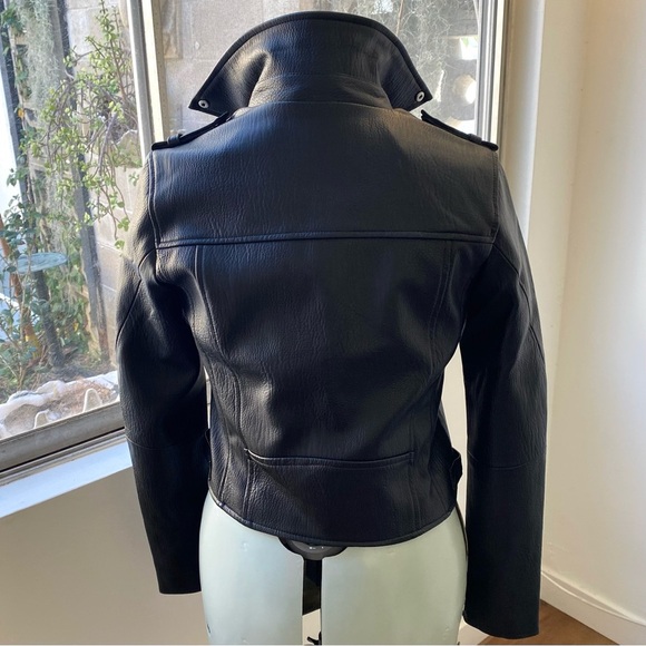 FINAL OFFER 🦋 BLANKNYC Vegan Leather Moto Jacket Black, NWT - Picture 4 of 14